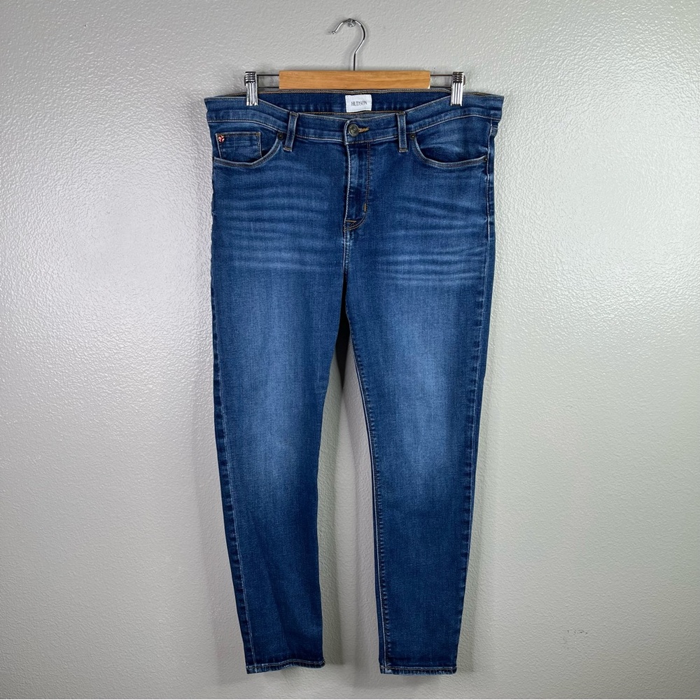 Hudson Krista Super Skinny High Rise Casual Denim Blue Jeans Plus Size 33
